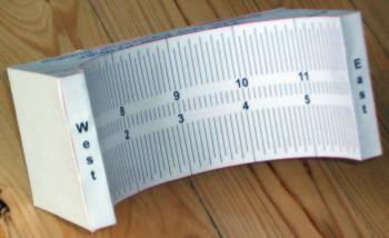 Gnomon-less Equatorial Sundial Model